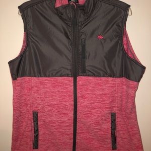 Pink and grey vest